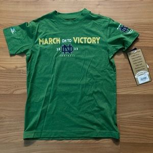 NWT Norte Dame shirt youth xsmall fighting Irish